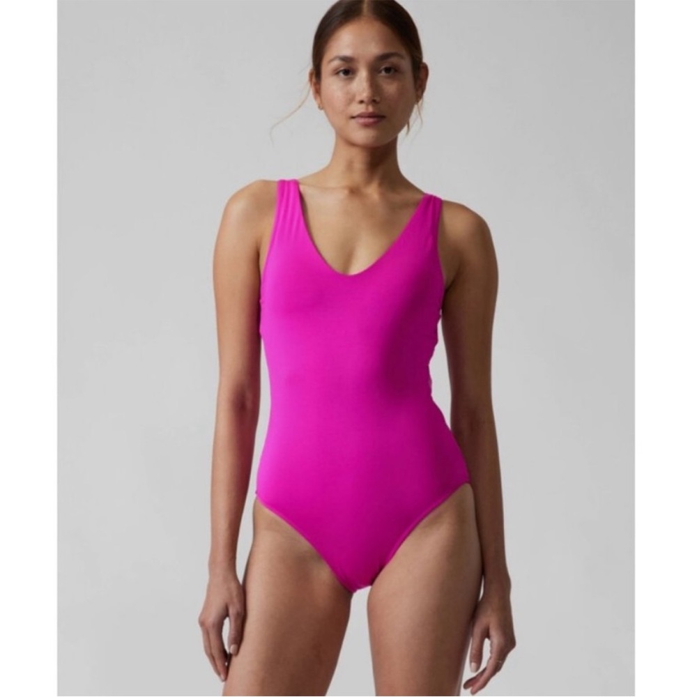 ATHLETA Seychelles One Piece Swimsuit in Pink XS